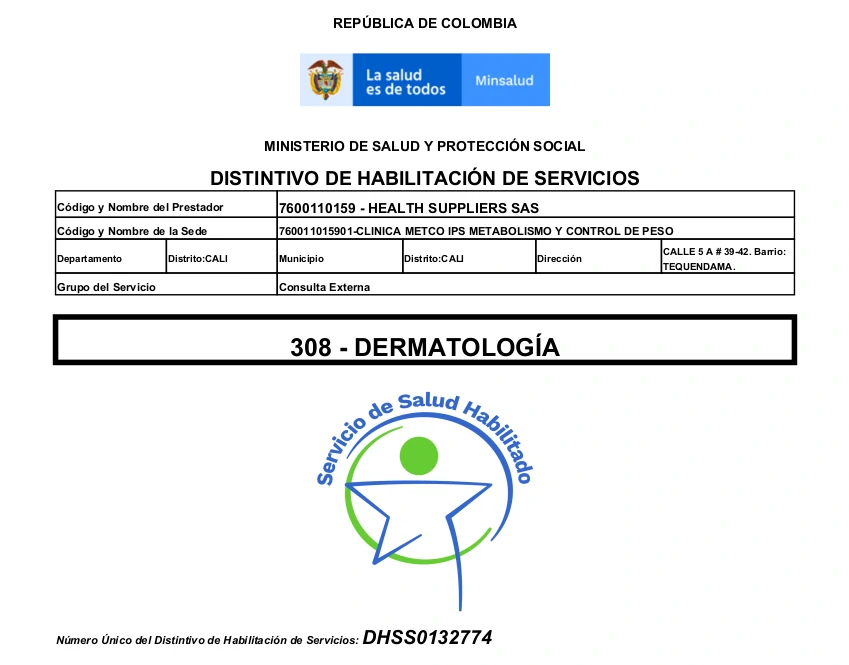 Habilitación Dermatología