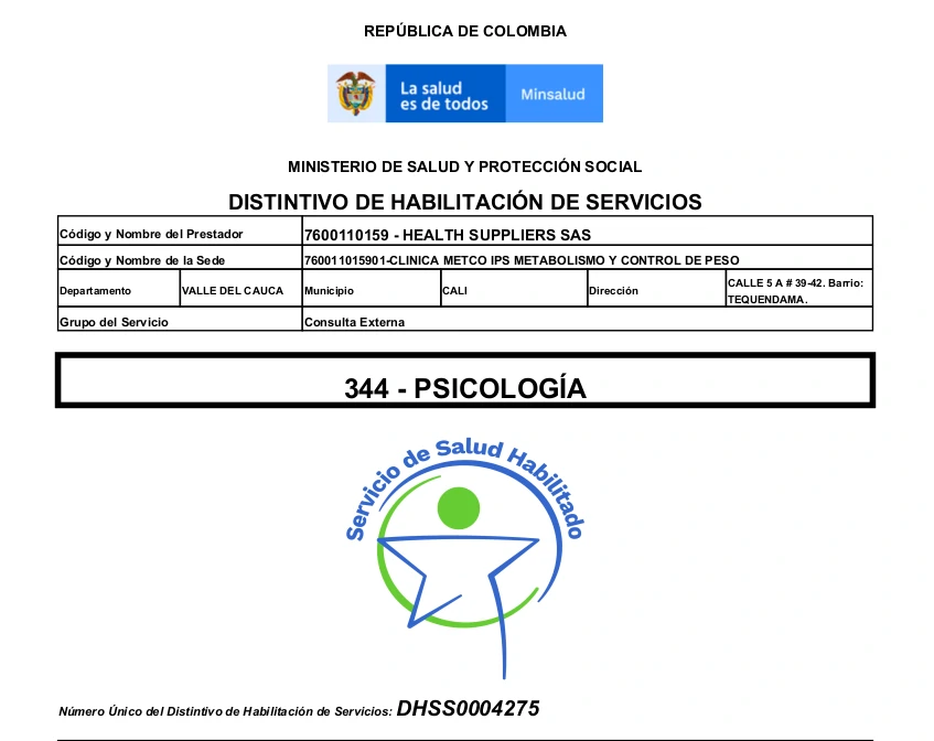 Habilitación Psicología