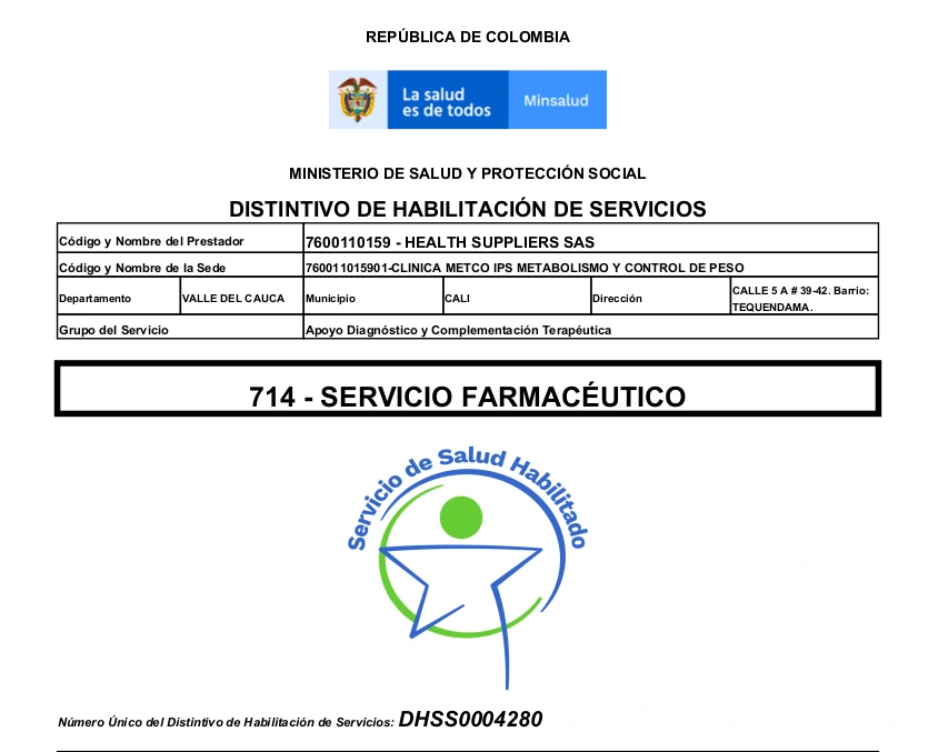 Habilitación Servicio Farmacéutico